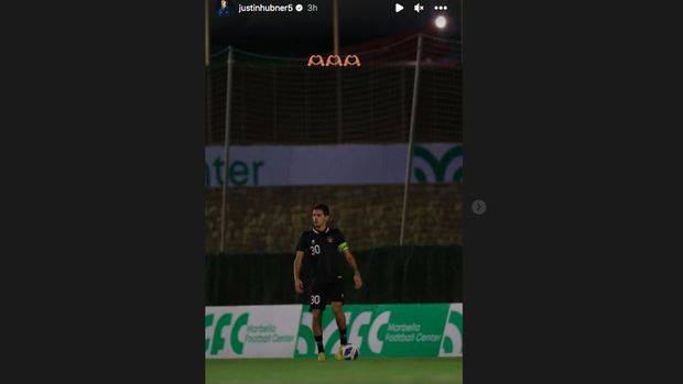 Tangkapan Layar Instagram Justin Hubner