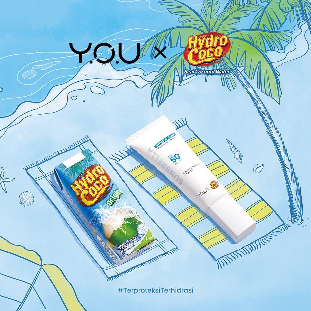 Sunscreen terbaru YOU Beauty x Hydro Coco