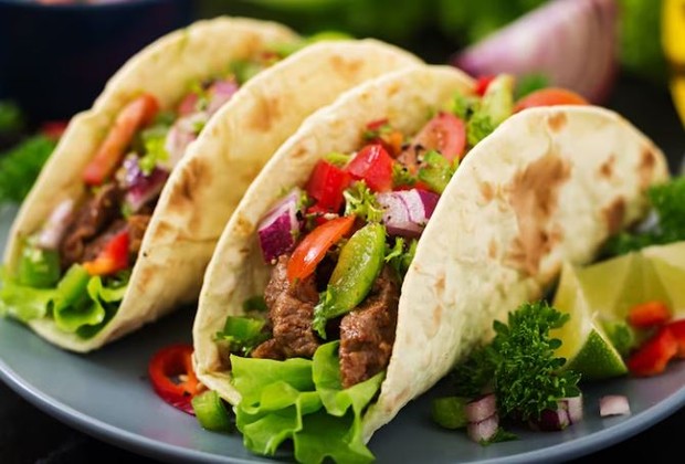 Taco daging kambing/ foto: Freepik/ timolina Taco isi daging