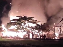 Tiga Bangunan Vila di Badung Terbakar, 7 Mobil Pemadam Dikerahkan