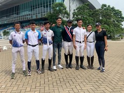 Kontingen Sumsel Bersiap Menghadapi Kejurnas Equestrian 2023