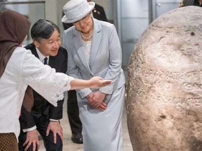 Potret Kaisar Jepang Naruhito & Permaisuri Jelajah Museum Nasional