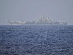 Kapal Induk China Lintasi Selat Taiwan, Taipei Awasi!