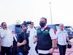 Potret Menag Yaqut Tinjau Fasilitas di Arafah Jelang Puncak Ibadah Haji
