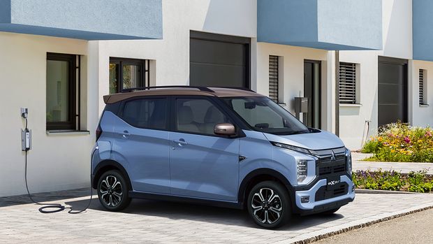 Mobil listrik Mitsubishi eK X EV.