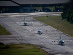 Momen F16 TNI dan USAF Berhadapan di Latihan Taktik Tempur Udara