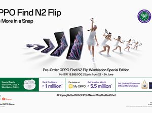 OPPO Luncurkan Find N2 Flip & Enco X Edisi Wimbledon untuk Fans Tenis