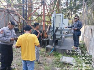 Tower BTS di Sanden Bantul Dibobol Maling, 4 Baterai Raib