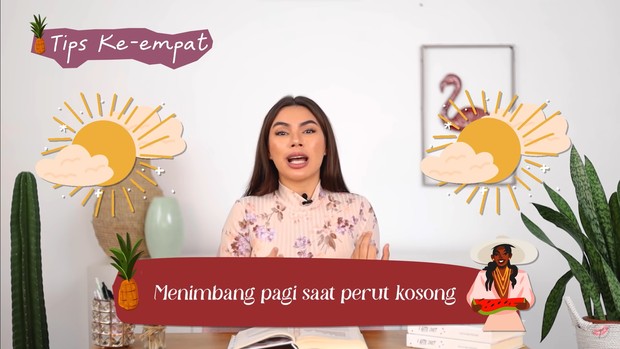 Timbanglah Saat Kondisi Perut Kosong/ Foto: YouTube/Yulia Baltschun Foto: YouTube/Yulia Baltschun