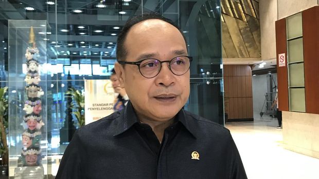 Anggota Komisi III DPR Fraksi Golkar Supriansa. (Firda Cynthia Anggrainy/detikcom).