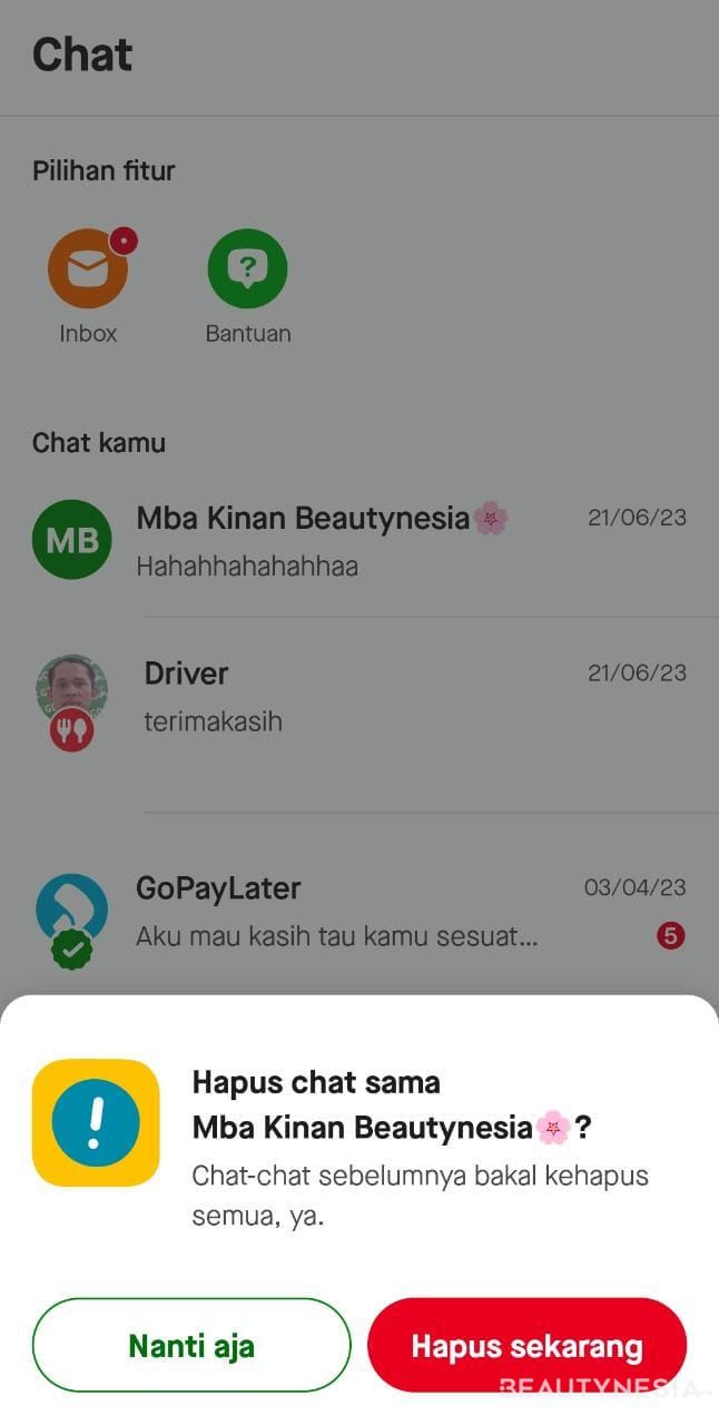 Cara Chat di Aplikasi Gojek