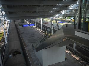 Foto Terkini Stasiun Kereta Cepat Tegalluar yang Nyaris Rampung