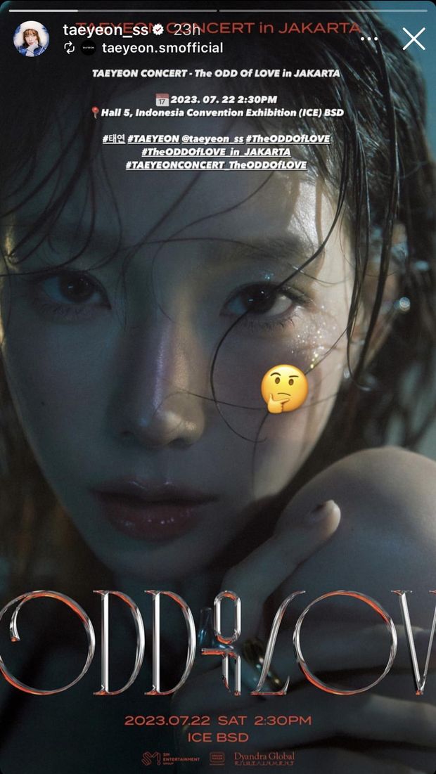 Instagram Taeyeon SNSD Konser di Indonesia