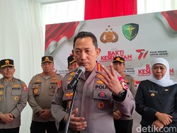 Latihan Bantuan Hidup Dasar Polda Jatim yang Dihadiri Kapolri Pecahkan MURI