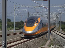 Luhut Jajal Kereta Cepat 385 Km/Jam: Jakarta-Tegalluar Bandung 45 Menit