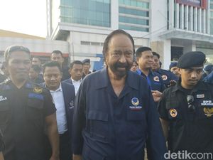 Respons Singkat Surya Paloh soal SBY Mimpi Satu Kereta Bareng Mega-Jokowi