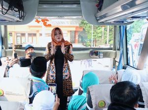 Berangkatkan Jemaah Haji, Bupati Mojokerto: Saling Jaga agar Ibadah Lancar