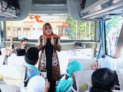 Berangkatkan Jemaah Haji, Bupati Mojokerto: Saling Jaga agar Ibadah Lancar