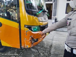 Pemotor Tewas Tertabrak Bus di Jalan Denpasar-Gilimanuk