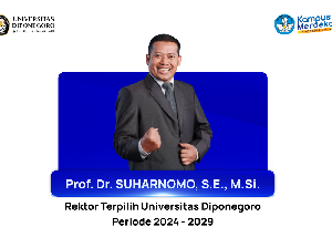 Prof Suharnomo Terpilih Jadi Rektor Undip 2024-2029, Ini Sosoknya
