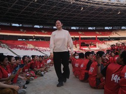 Cek Persiapan Puncak Bulan Bung Karno, Puan: Kita Gebrak GBK Besok