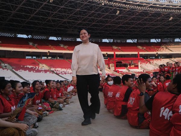 Puan-Hasto Tinjau Lokasi Puncak Bulan Bung Karno 2023