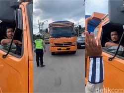 Heboh Sopir Truk Ancam Laporkan Polantas ke Propam gegara Dilarang Masuk Kota