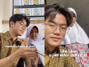 Viral Guru Disebut Mirip Artis Korea Bikin Siswa Salah Fokus