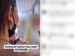 Aya-aya Wae! Wanita Tasik Tagih Utang ke Teman di Pelaminan