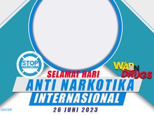 20 Twibbon Hari Anti Narkotika Internasional 2023: Link dan Cara Pakai 20 Twibbon Hari Anti Narkotika Internasional 2023: Link dan Cara Pakai