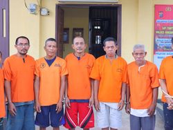 8 Pelaku Bakar Lahan Ditangkap di Rohil, 1 Masih di Bawah Umur