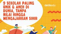 Infografis: 9 Sekolah Unik & Aneh di Dunia, Tanpa Nilai hingga Ajarkan Sihir