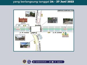 BPJT Uji Coba Rekayasa Lalin di Simpang Kampung Utan Tangsel 24-27 Juni BPJT Uji Coba Rekayasa Lalin di Simpang Kampung Utan Tangsel 24-27 Juni