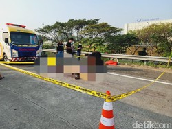 Terkuak! Ini Identitas Mayat Pria Bersimbah Darah di Tol Sumo