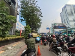 Ini Biang Kerok Macet di Jalan Gatot Subroto Pagi-pagi