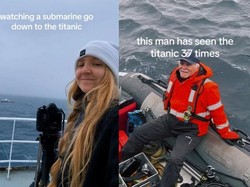 TikToker Ini Rekam Momen Terakhir Kru Kapal Selam Titanic Sebelum Hilang