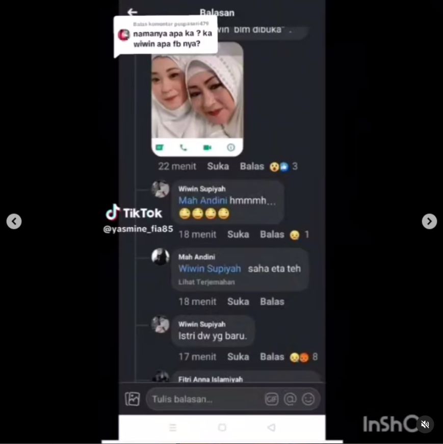 Wiwin Supiyah mengungkap wanita lain yang diduga orang ketiga di rumah tangganya dengan Dewa Eka Prayoga