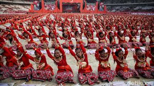 3000 Penari Kecak Tampil Menggelegar di Bulan Bung Karno GBK