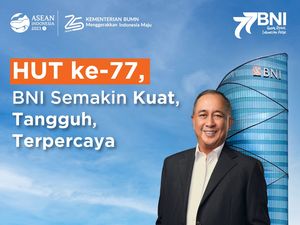 Rayakan HUT Ke-77, BNI Komitmen Makin Kuat, Tangguh & Terpercaya
