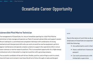 Dalam Pencarian Kapal Selam, OceanGate Sempat Kedapatan Pasang Loker