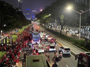 Lalin di Sekitar GBK Macet Malam Ini