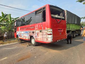 Kerusakan Bus Pemprov Lampung yang Laka Tunggal Tanggung Jawab Peminjam Kerusakan Bus Pemprov Lampung yang Laka Tunggal Tanggung Jawab Peminjam