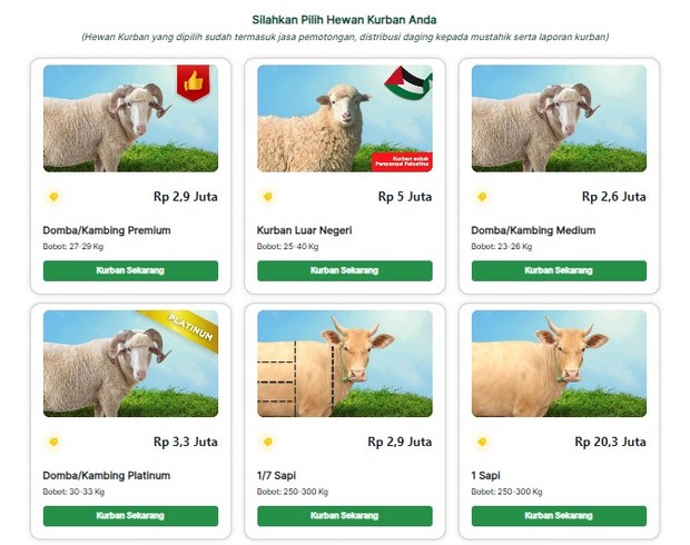 Pilih Hewan Kurban