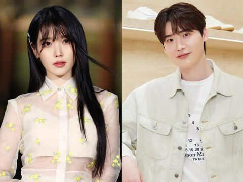 Potret IU dan Lee Jong Suk