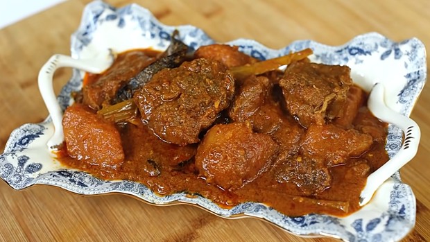 Kalio Daging dan Ubi / Foto: Youtube.com/Devina Hermawan Kalio Daging dan Ubi