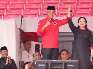 Momen Akrabnya Puan-Ganjar di GBK, Serukan Kader buat Menangkan Pemilu