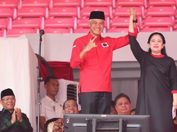 Momen Akrabnya Puan-Ganjar di GBK, Serukan Kader buat Menangkan Pemilu