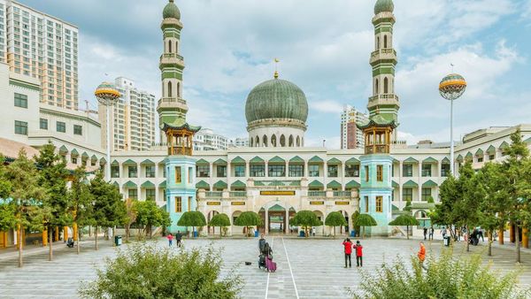 7 Potret Keindahan Arsitektur Masjid Bersejarah di China