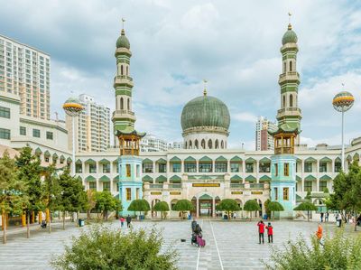 7 Potret Keindahan Arsitektur Masjid Bersejarah di China