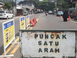 One Way Arah Jakarta Diberlakukan di Puncak Bogor Sore Ini